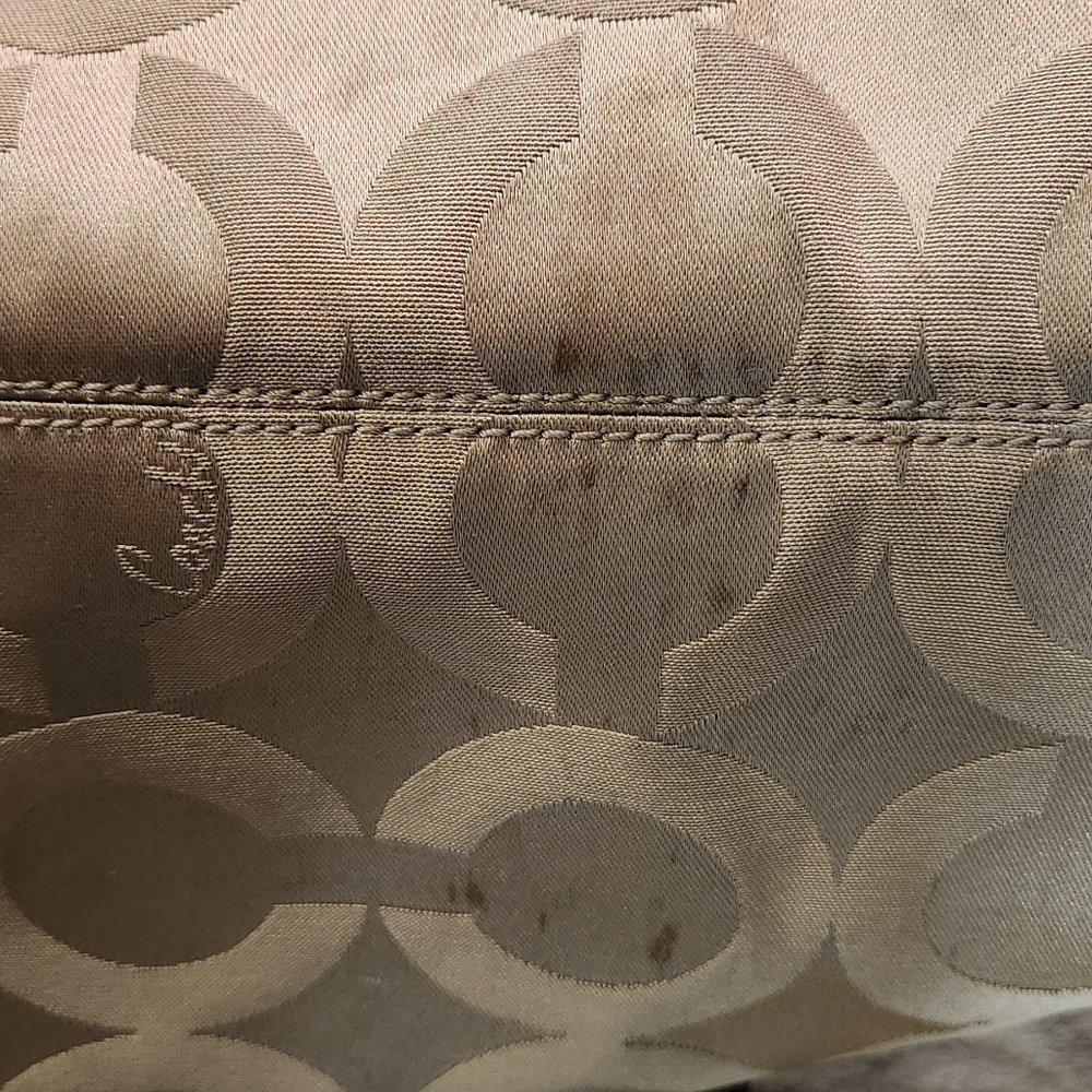 ‼️HOT DEAL‼️ Coach Madison Tan and Brown Signature Tote Bag - Picture 8 of 16
